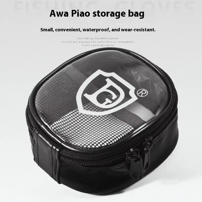 Sac de rangement Apo transparent maille pour flotteurs et petits accessoires de pêche - Kit pratique