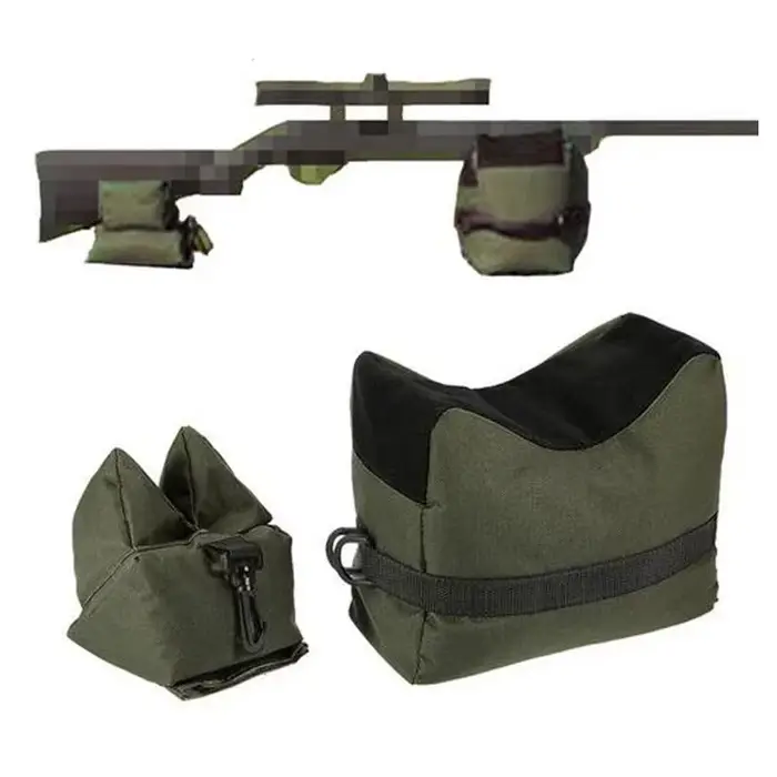 Support de tir avant et arrière pour fusil - Ensemble de sacs de support pour pêche et chasse