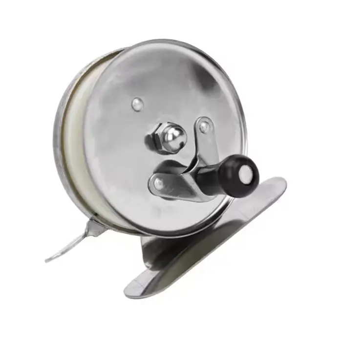 Moulinet pêche glace WEIHE mini saltwater fly reel en fer plastique pas cher pour pêche en mer