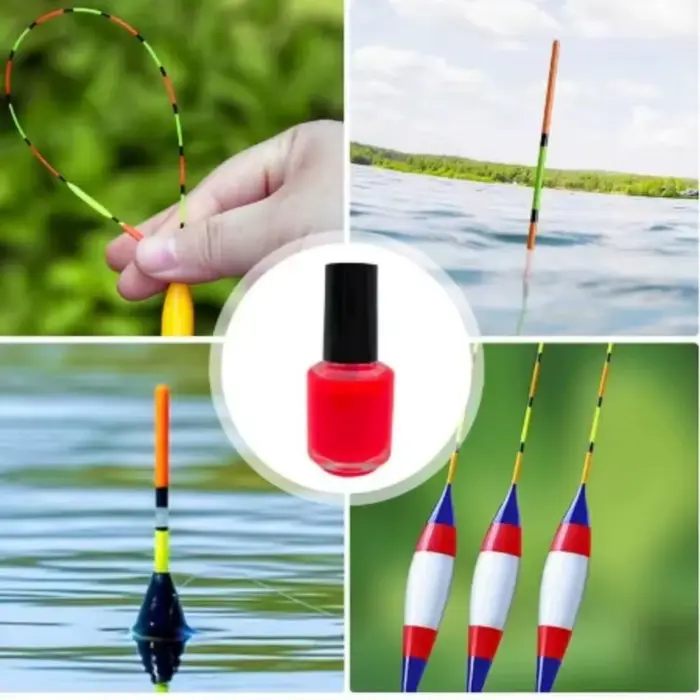 Peinture fluorescente flotteurs pêche haute visibilité séchage rapide réparation nuit matériel