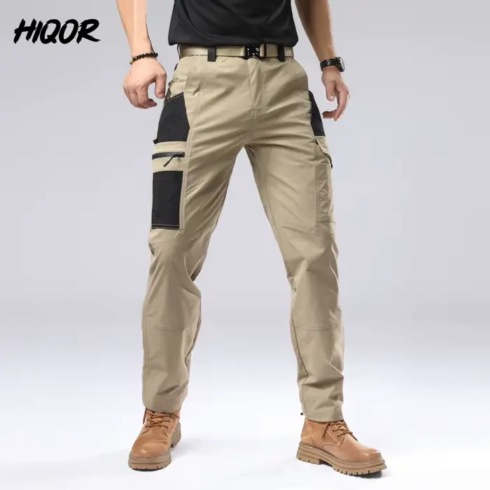 Pantalon cargo baggy été pêche randonnée travail hommes outdoor américain confortable
