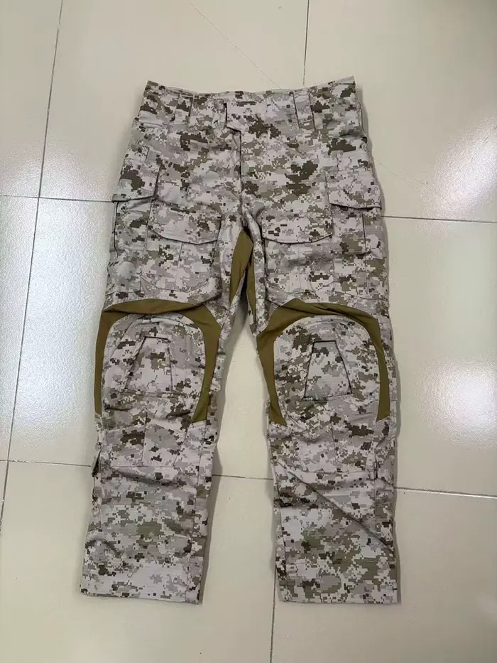 Pantalon tactique AOR1 polyester-coton homme - Pêche désert, digital, entraînement armée fans