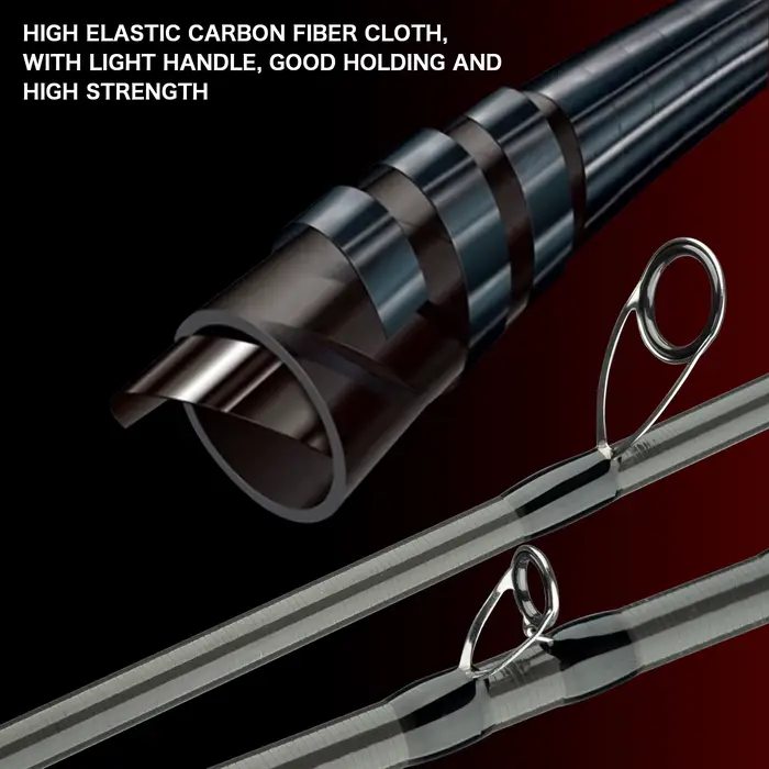 Canne spinning/casting carbone BIUTIFU 5-35g Fast - Ultralight pour truite et leurres légers