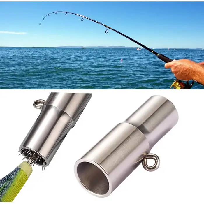 Outil de redressage d'hameçon pour calmar en acier inoxydable, portable et durable pour la pêche au leurre