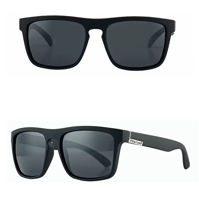 Lunettes de soleil carrées vintage polarisées luxe - Conduite pêche homme femme UV400