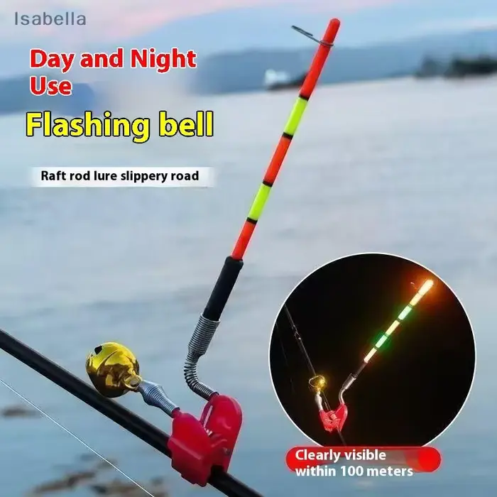 Indicateur flottant électronique lumineux pêche côtière - Flotteur alarme morsure nuit signal côtier