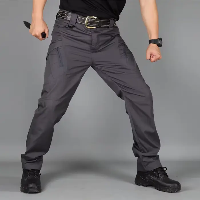 Pantalon cargo imperméable homme respirant - Pêche, combat, travail, tailles S à 6XL disponibles