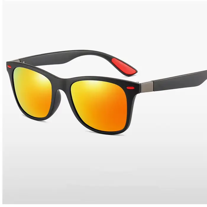 Lunettes de soleil polarisées pêche style carré pour homme et femme protection UV400 conduite activités extérieures style moderne occassions spéciales
