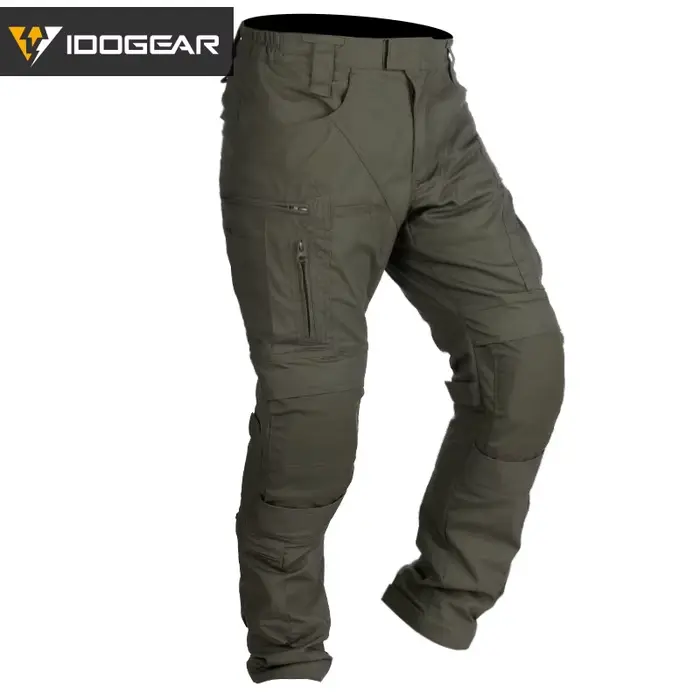 Pantalon tactique IDOGEAR Combat UFS avec protections genoux camouflage pêche chasse outdoor
