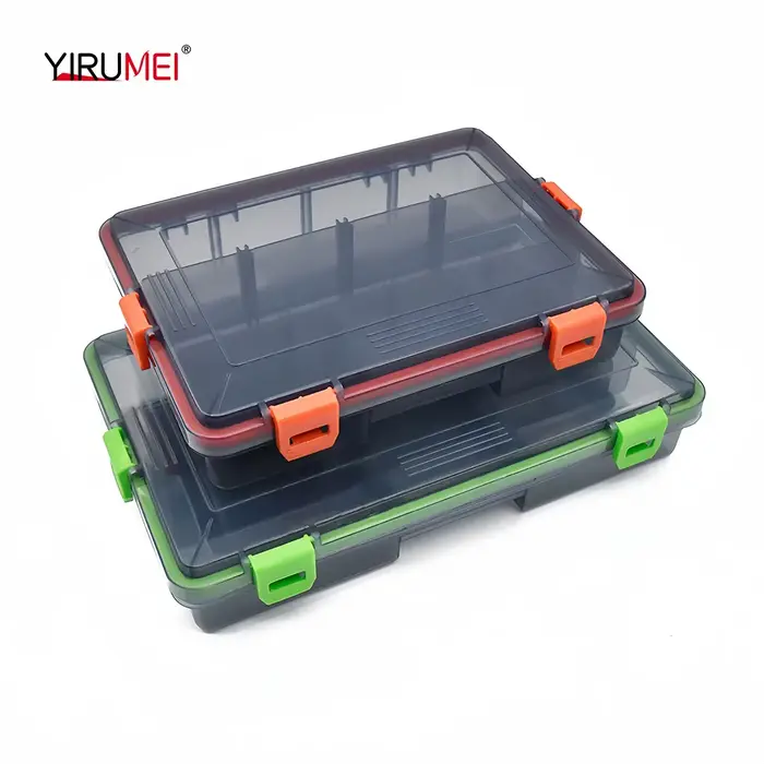 Boîte pêche grande capacité rangement accessoires outils leurres hameçons appâts carpe