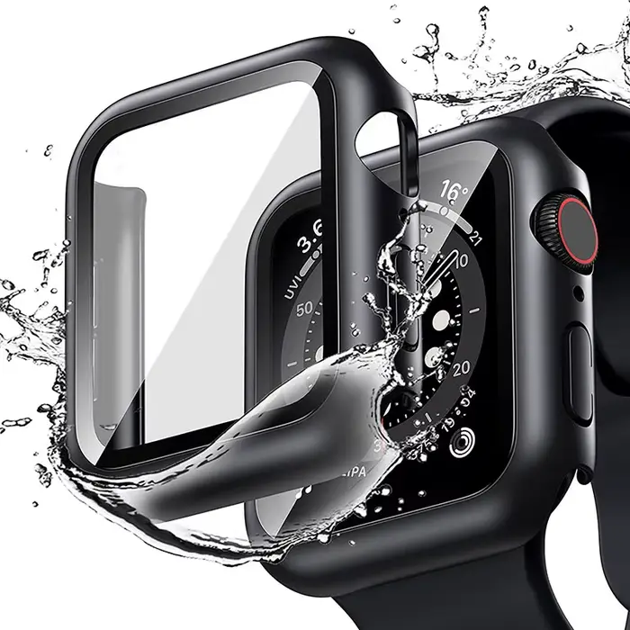 Coque de protection et bracelet pour Apple Watch 44mm 40mm, compatible pêche et activités nautiques