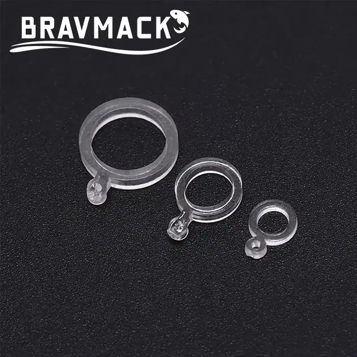 Baitbands 100 pièces pour pêche carpe - Élastiques appâts pellets blancs - Accessoires pêche gros poissons