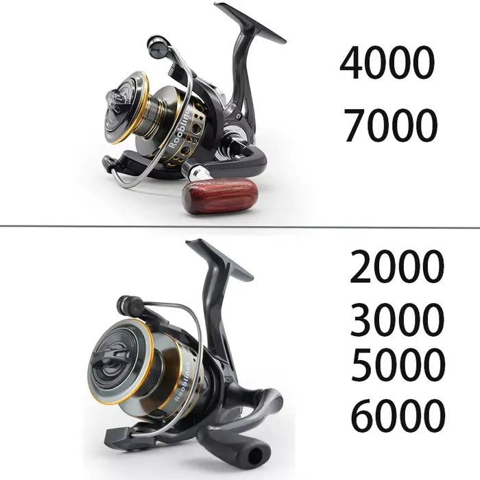 Rooblinos BK Spinning Fishing Reels For Saltwater Freshwater Metal Spool Left/Ri