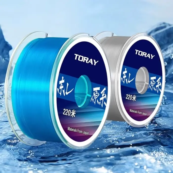 TORAY Japon fil monofilament haute qualité 220M super résistant coulant rapide pour pêche carpe pesca