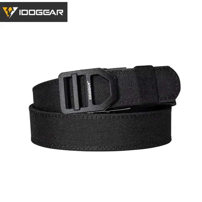 Ceinture tactique IDOGEAR 1.5 pouces rigide avec boucle ratchet pour IPSC USPSA IDPA