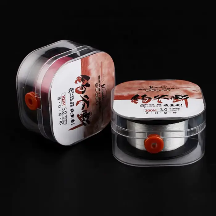 Ligne coulante nylon-fluorocarbone Lmaide 200m 20kg - qualité japonaise pêche mer et eau douce