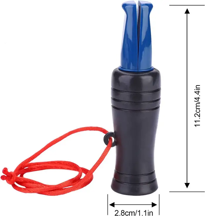 Sifflet appel canard chasse - leurre canards sauvages oies faisans accessoire chasseur plastique durable