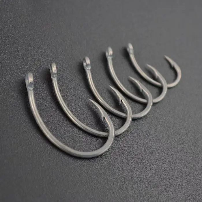 50 hameçons Hirisi pour carpe - Revêtement PTFE et acier haute teneur en carbone boîte 8011