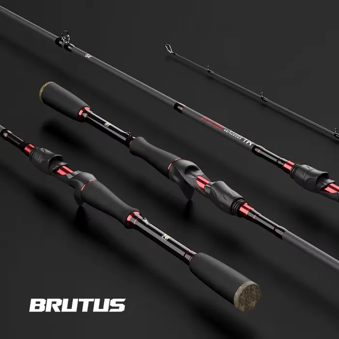 Canne KastKing Brutus multi-section Carbon Spinning Casting Fishing Rod 1.29-2.28m Baitcasting Rod For Steelhead