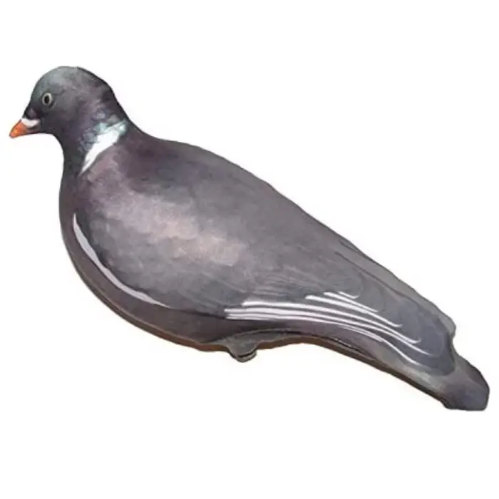 5 ou 10 leurres pigeons 3D réalistes en tissu flexible - appâts pour chasse ou décoration