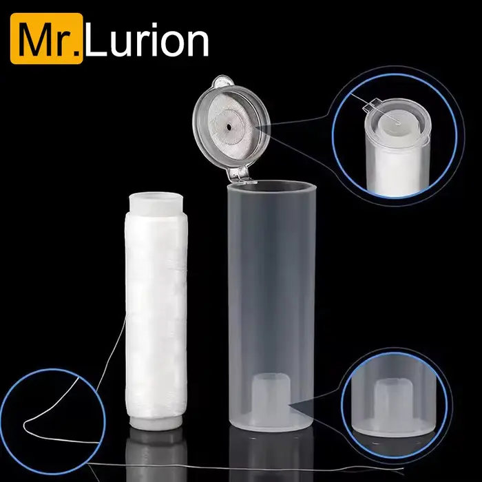 Fil de pêche invisible nylon haute résistance flottant pour leurres et appâts de mer