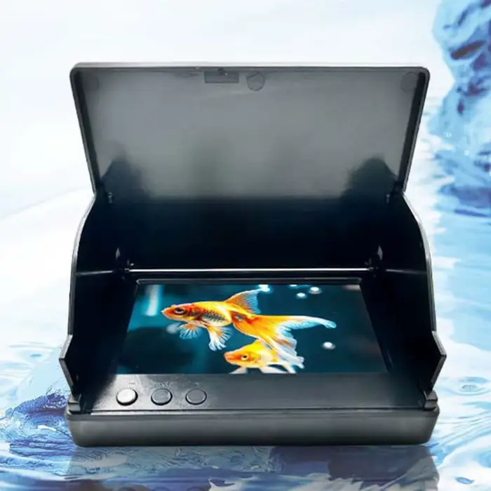 Moniteur de pêche sous-marine 4.3" écran IPS avec vision nocturne et pare-soleil pour fishfinder