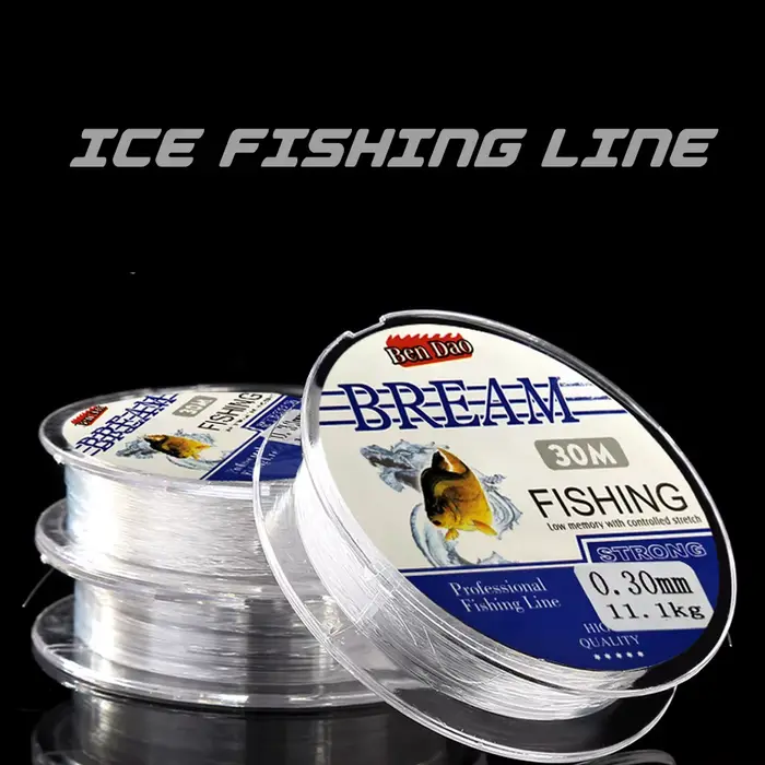 Ligne brème 30M monofilament super résistante japon 0.08-0.30mm pour pêche en mer et carpe