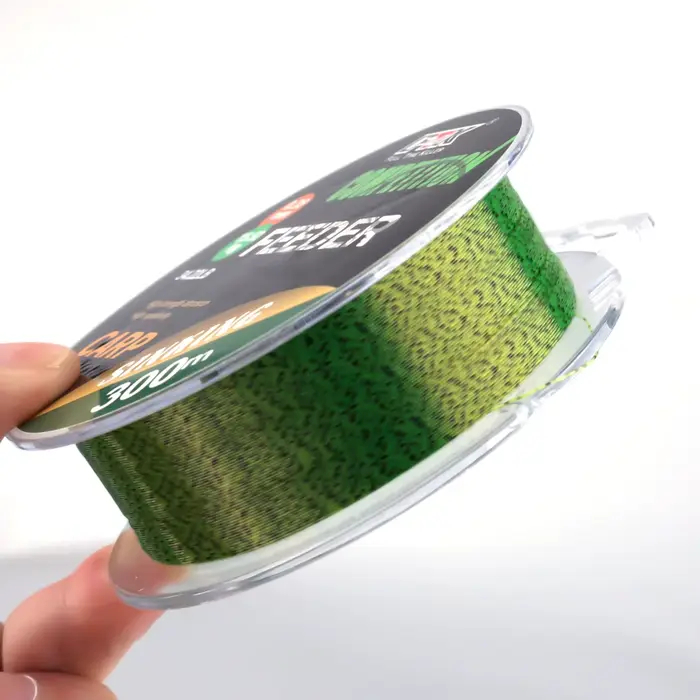 Ligne de pêche fluorocarbone invisible 3D pour carpe, forte résistance, 150m ou 300m, pêche au spot