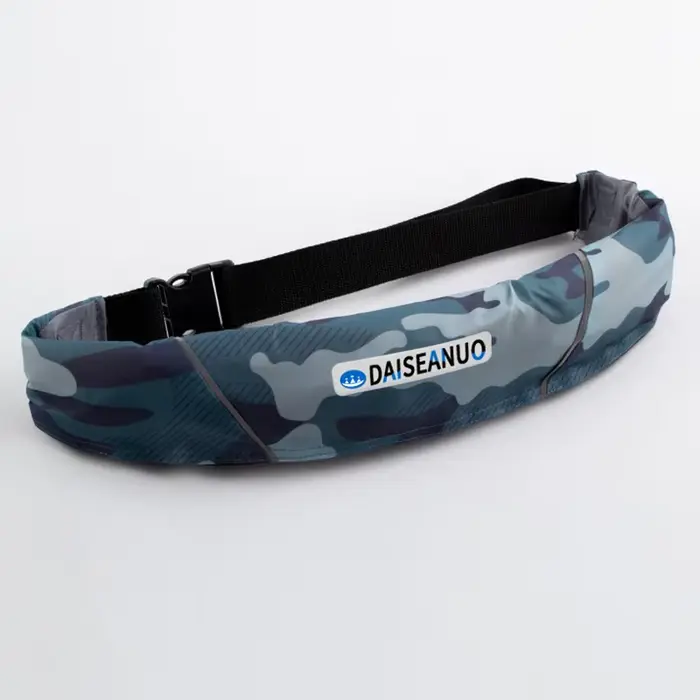 Gilet de sauvetage gonflable manuel pêche et bateau avec poche ceinture flottabilité