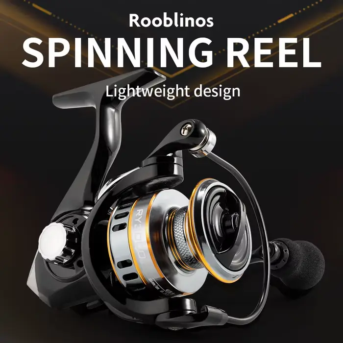 ROOBLINOS RY Spinning Reels Saltwater Freshwater Fishing Reel Ultralight Metal F