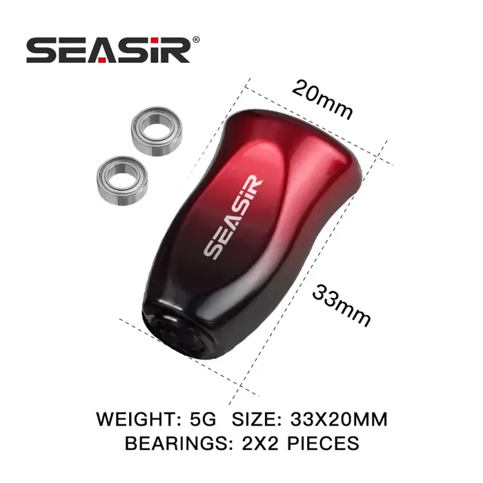 Poignée SEASIR DIY pour moulinet baitcasting 4 roulements 5g ABS - Compatible Shimano Daiwa