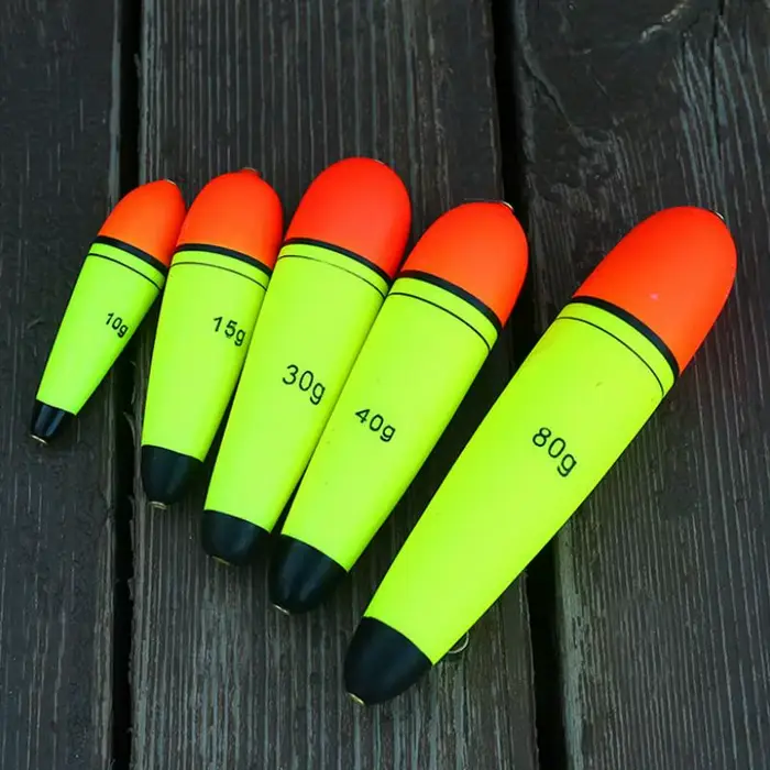 4 flotteurs de pêche en mousse EVA élastique 10g à 120g pour pêche en mer et roche