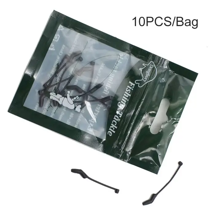 10 pièces D-Rig kicker pour pêche à la carpe - Aligneuse d'hameçon et manchons pour cheveu - Accessoires carpe