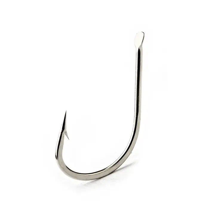 Lot de 100 hameçons pêche carpe acier haute teneur carbone bronze 421N n°1 à 10 tête