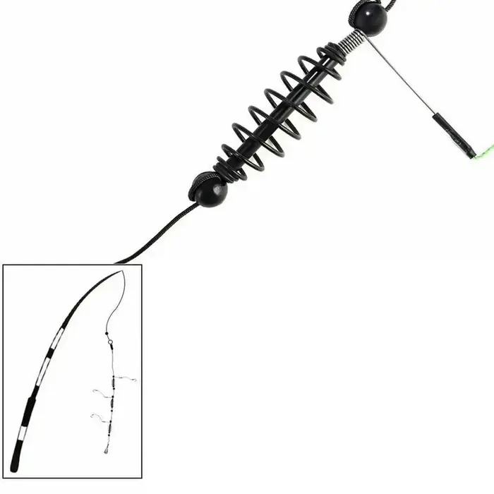 Cage amorçage hameçon leurre artificiel pour pêche silure carpe avec porte-appât