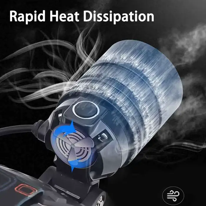 Lampe frontale LED puissante en alliage d'aluminium haute luminosité rechargeable pour pêche chasse