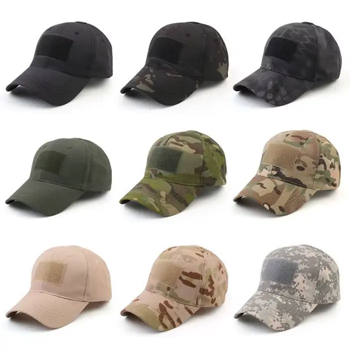 Casquette unisexe camouflage pêche randonnée ajustable été protection solaire snapback