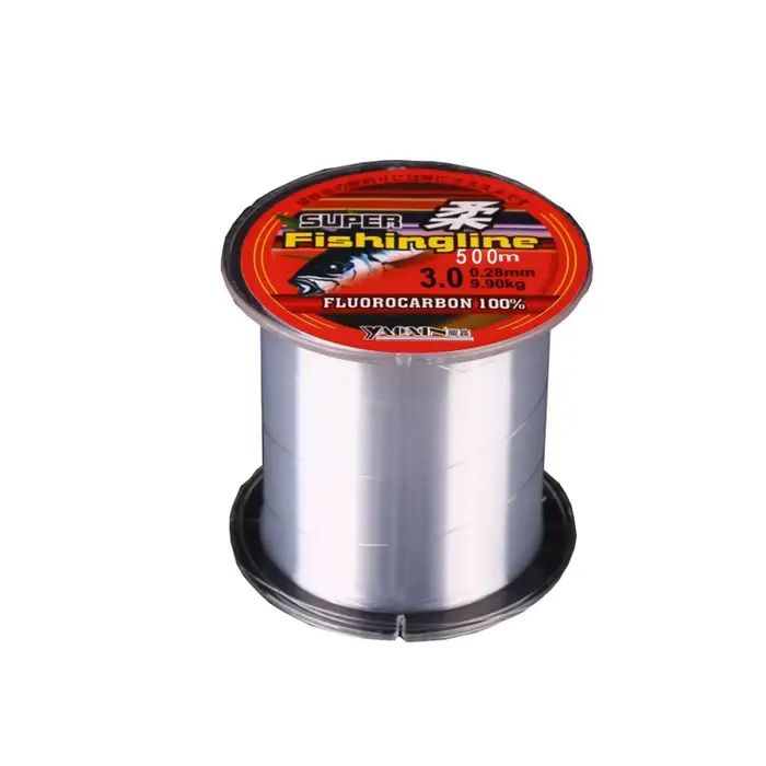 Lignes nylon multifilament 500m transparentes super fortes - pêche mer rivière résistance optimale