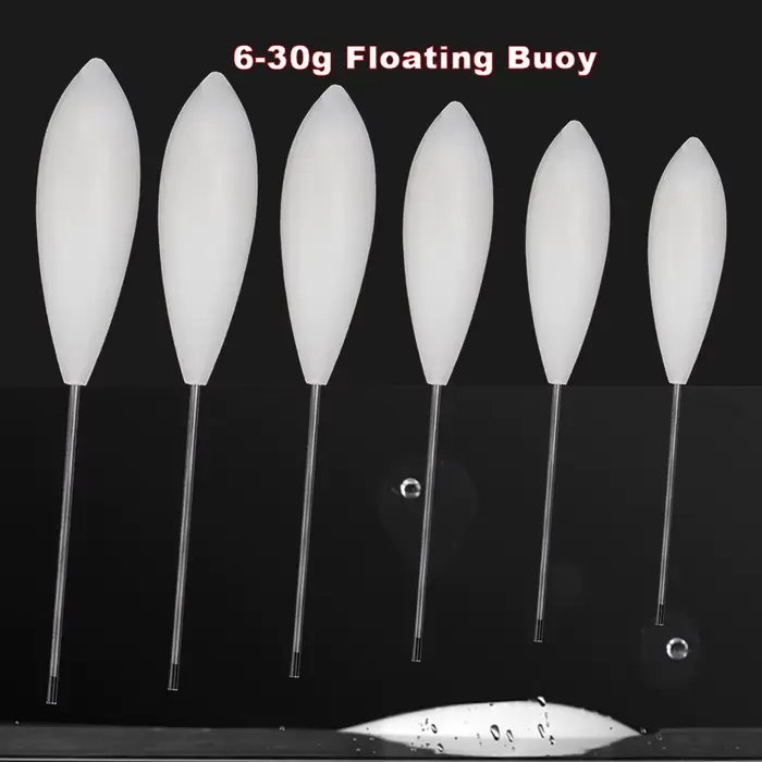 Flotteur de pêche acrylique forme bombardier 6g-30g - Bobine montante pour carpe et perche