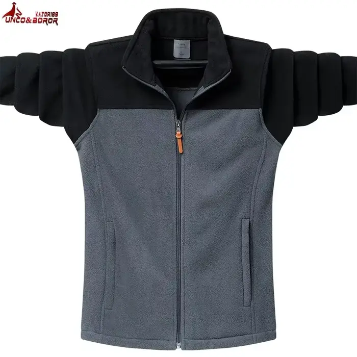 Veste grande taille pêche 6XL à 8XL - Vêtement confortable pour pêcheurs aux mensurations spécifiques