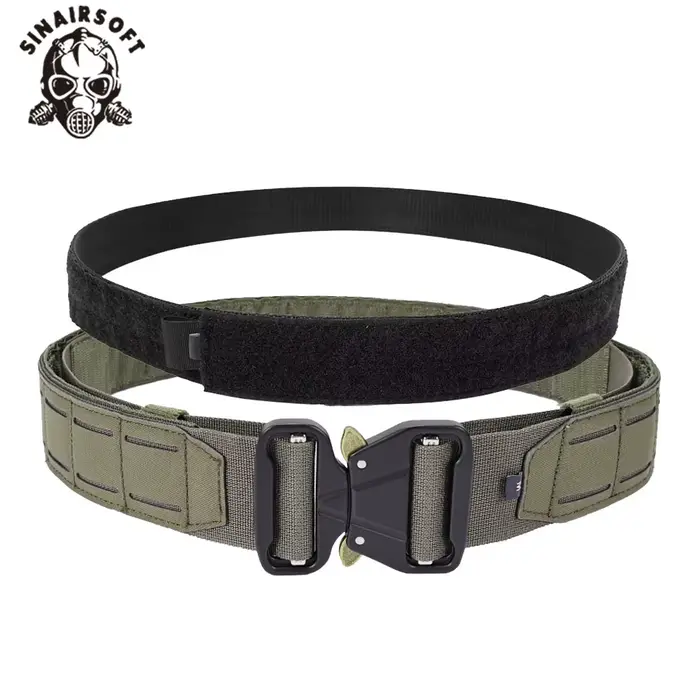 Ceinture tactique 2 pouces quick release SINAIRSOFT multicam - Accessoire pêche chasse laser MOLLE