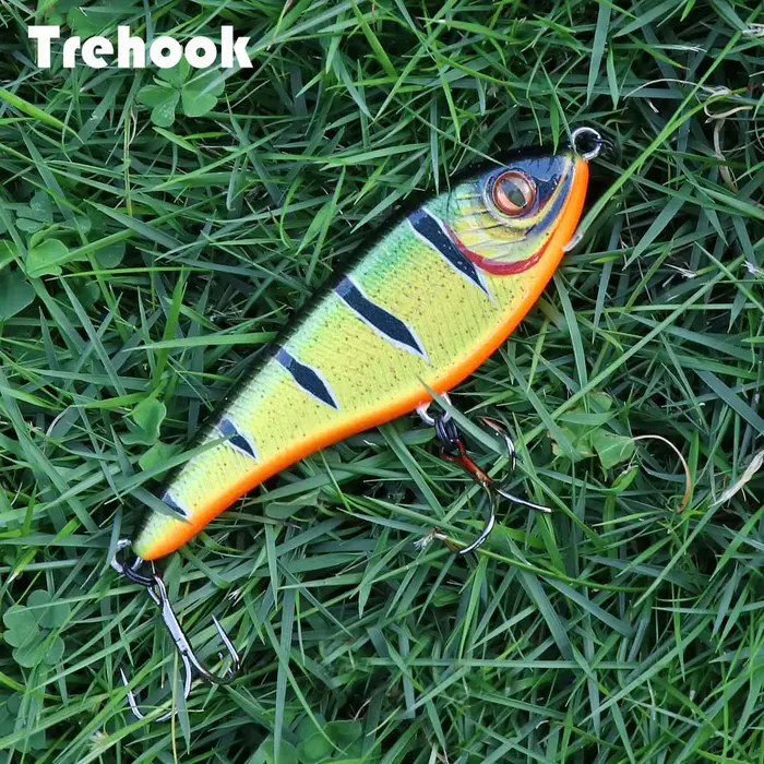Leurre jerkbait 21g 9cm TREHOOK vibreur coulant - Wobbleur pour brochet avec système sonore