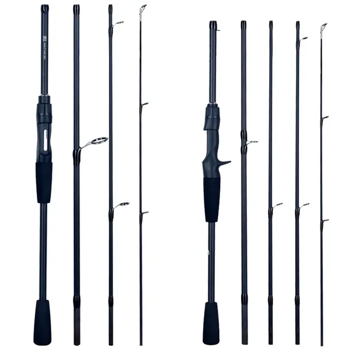 Canne carbone voyage FLENHAI 1.8-2.4m casting 5-30g - Pour pêche leurres et montage PHISHGER