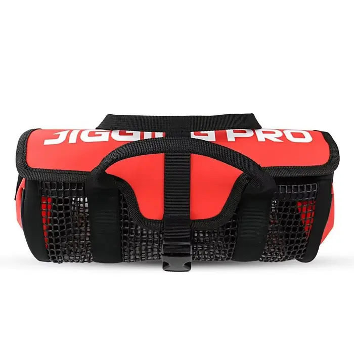 Sac filet pour leurres et appâts PVC grande capacité - rangement hameçons et jigs métalliques
