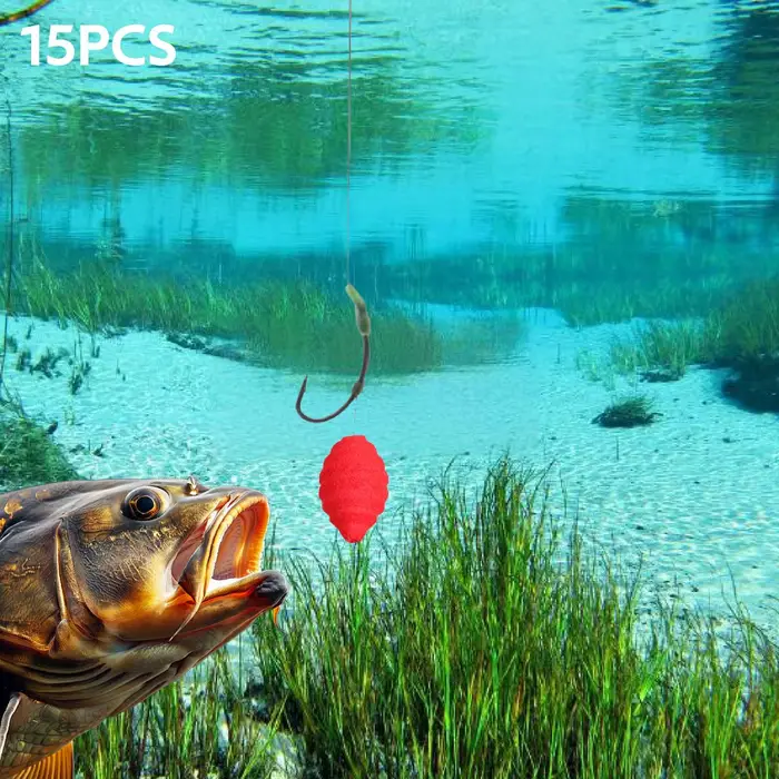 Kit simulation boilies flottants résistants aux UV pour pêche truite brochet en eau douce et eau salée