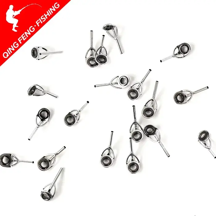 10 pièces de guides de canne à pêche télescopique et accessoires de réparation pour scion, diamètre
