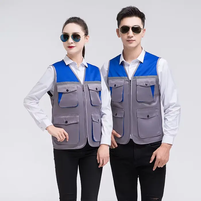 Veste pêche homme multi-poches pour randonnée, chasse et photographie - Veste technique polyvalente