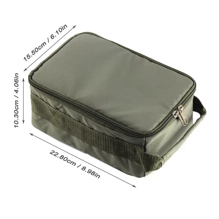 Sac de pêche étanche portable avec séparateurs - Rangement moulinets spinning baitcasting
