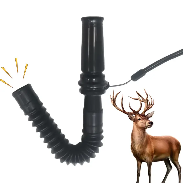 Appel de biche réaliste forêt - leurre vocal avec dragonne pour terrain boisé chasse