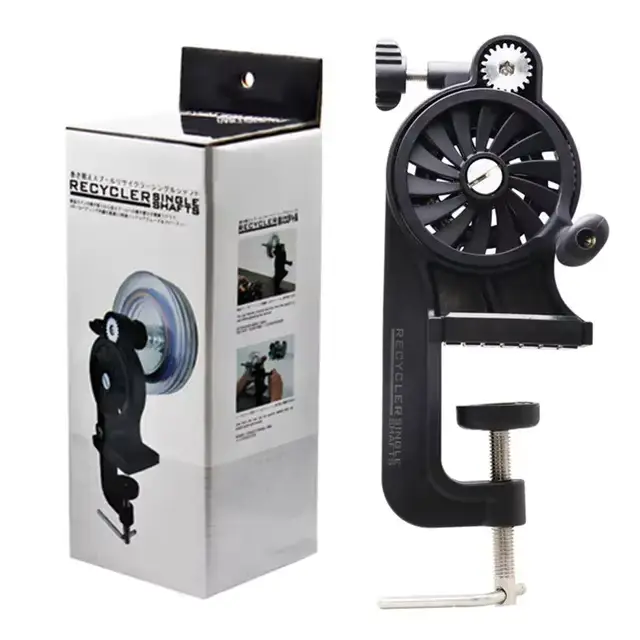 Dévidoir ligne pêche réglable avec pince table - Machine à bobiner fil pêche portable - Équipement enrouleur récupérateur